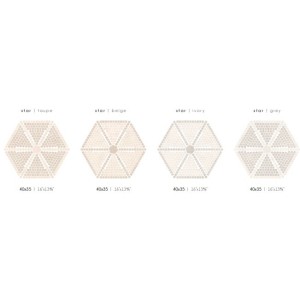 LUTEZIA BEIGE TAUPE MOSAICO STAR 40x45 - CERAMICA RONDINE J93403 CERAMICA RONDINE - 1