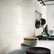 BRICK 10X30 GLOSSY WHITE  - RAGNO RDA0 RAGNO  - 1