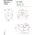 Bidet Sospeso 37x52cm FILE 2.0 Artceram FLB001 ARTCERAM - 2