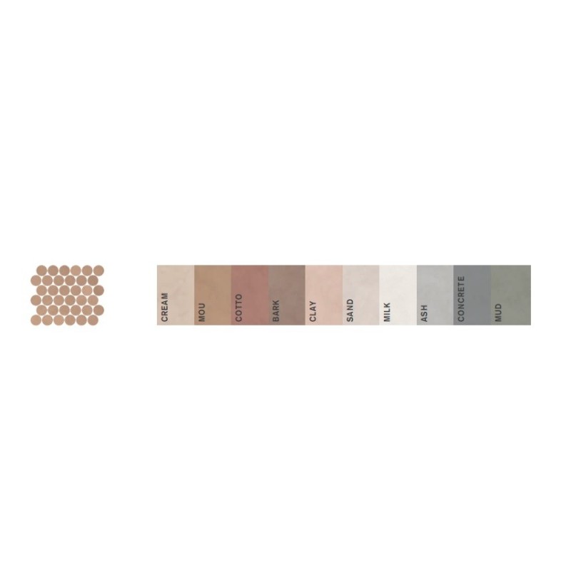 PALETTE MOSAIQUE CREAM NATUREL 29,3X33,3 SQ - FLAVIKER PF60017602 FLAVIKER - 1