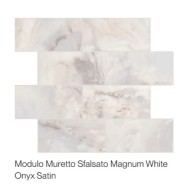 ONYX e MORE  WHITE ONYX GLOSSY 6MM MURETTO 7,5X15 - CREATIVE DESIGN FLORIM  767703 FLORIM CREATIVE DESIGN - 1