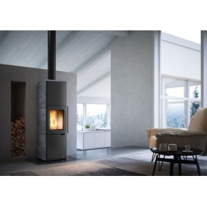 Stove WOOD Eva wood stove with accumulation PALAZZETTI