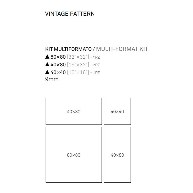 TREVI CROSS WHITE VINTAGE PATTERN 120X120 DEKOR - KEOPE P8I3 CERAMICHE  KEOPE  - 1