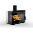 Fireplace ECOPALEX Wood Fireplace GTM80 Corner PALAZZETTI