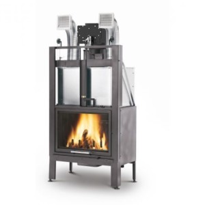 Fireplace ECOMONOBLOCCO Wood-burning fireplace EL 78 Front PALAZZETTI
