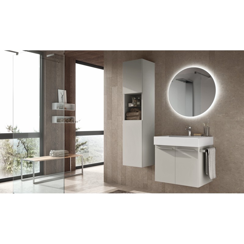 Armoire à Linge - Doge - H200xL96xP51 cm Composition DOG 01 - Hafro - Geromin