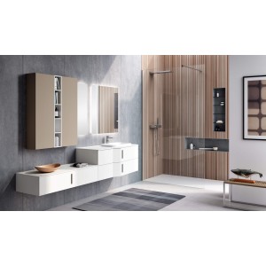 STR8 Mobile Bagno H200xL240,6xP56 cm Composizione STR 02 - Hafro - Geromin