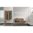 Meuble salle de bain Elite H200xL280xP50 cm Composition ELI 01 - Hafro - Geromin