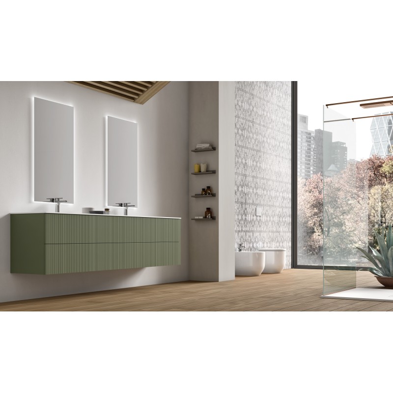 Elite Mobile Bagno H200xL240xP50 cm Composizione ELI 02 - Hafro - Geromin