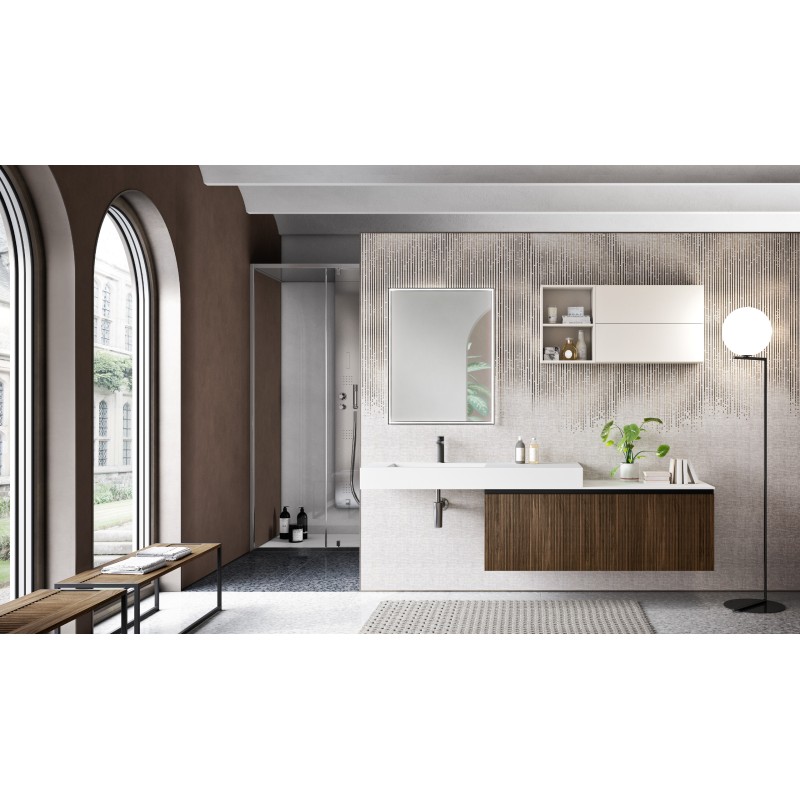 Elite Bathroom cabinet H200xL200,3xP50 cm Composition ELI 05 - Hafro - Geromin
