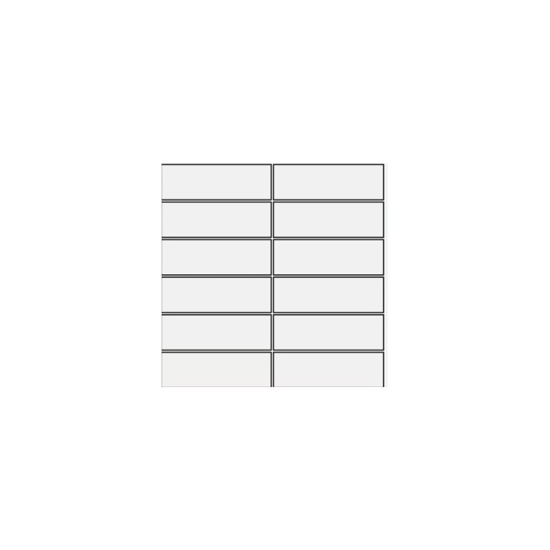 FUSION MOSAIQUE WHITE 5X15 30x30 - CASALGRANDE PADANA 16704436 CASALGRANDE PADANA - 1