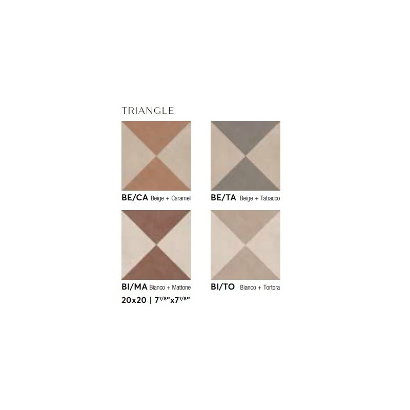 TERRAE BE/CA TRIANGLE 20x20 9MM - CASALGRANDE PADANA 18401243 CASALGRANDE PADANA - 1