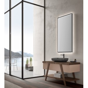 Meuble de salle de bain Fratino H200xL131xP56 cm Composition FRA 03 - Hafro - Geromin