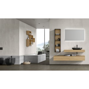 Change Mobile Bagno H200xL180xP50 cm Composizione CHA 01 - Hafro - Geromin