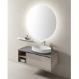 Goccia mobile de salle de bains L120xP50 cm Composition GOC 04 - Hafro - Geromin