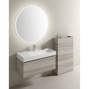 Bathroom Mobile Lira Plus L101xP46 cm Composition LIR 02 - Hafro - Geromin