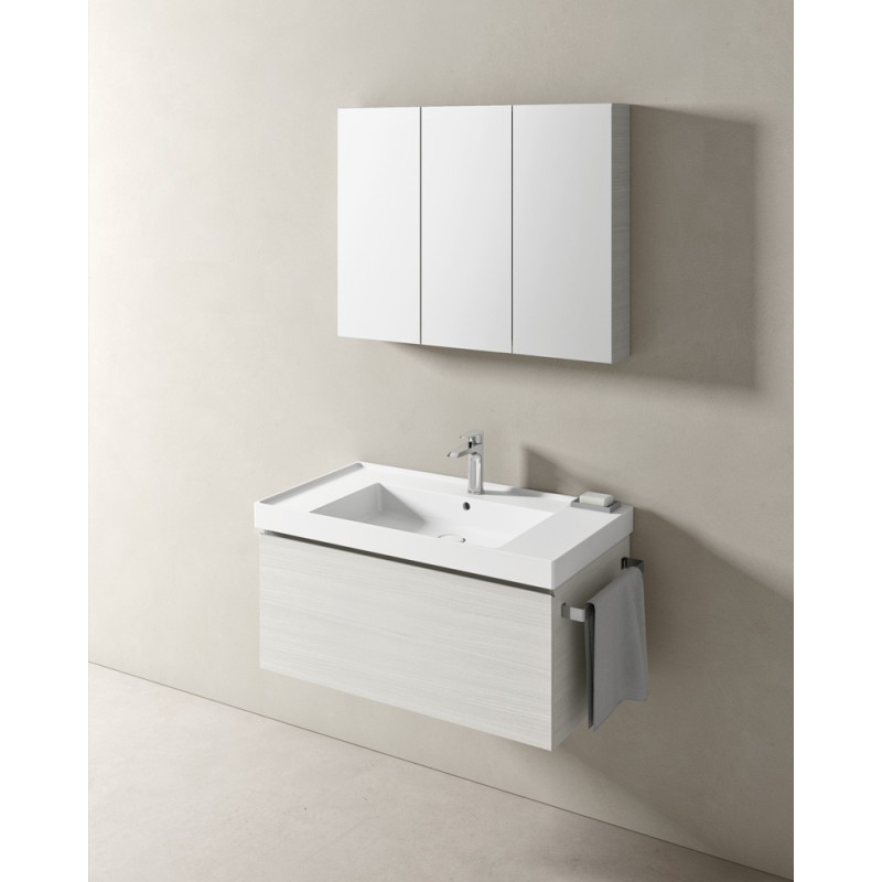 Vera Plus mobile de salle de bains L92xP51 cm Composition VER 01 - Hafro - Geromin