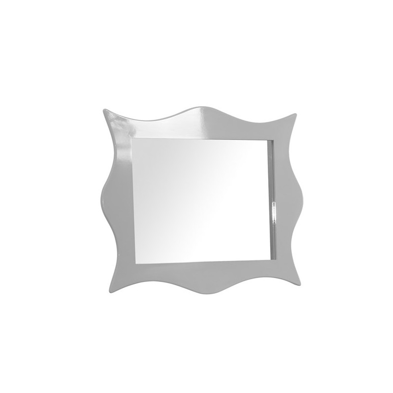 GSG TIME Shaped wooden mirror cm 120x105, fixing screws included