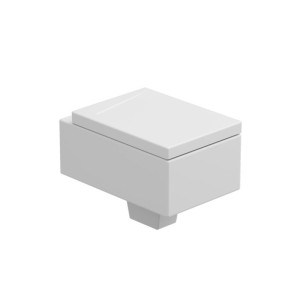 GSG OZ WALL-HUNG WC WITH SEAT COVER + PAIR OF BRACKETS + FIXING KIT FOR WALL-HUNG INCLUDED