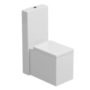 GSG OZ STAND-Randloses Monoblock-WC mit Smart Clean System + Spülkasten + WC-Sitz