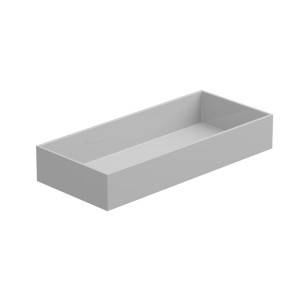 GSG BOX Lavabo Box 80 in crystal-tech 80x35,5