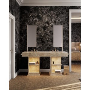 My Love Water Vanity - Medium Wall-mounted or freestanding stoneware washbasin unit 191 x 89/199 x 60.0 DEVON&DEVON - 1