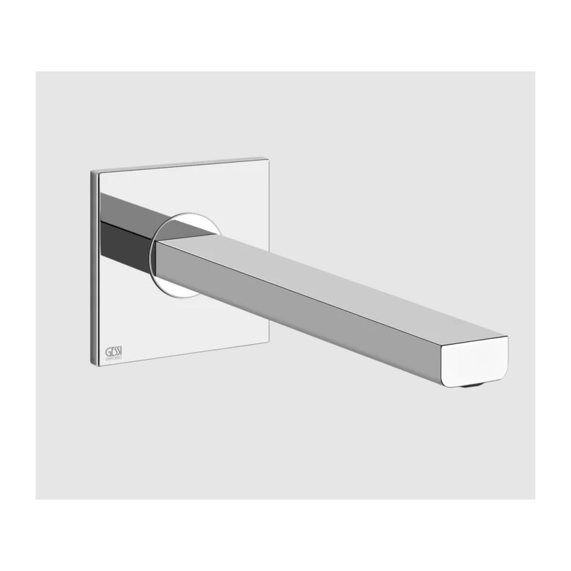 VIA MANZONI Long wall spout. To be completed with GESSI remote control