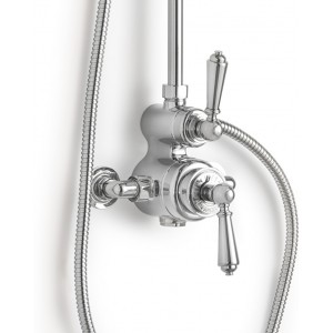 SIGNATURE Thermostatic mixer shower group Chrome - Devon&Devon DEVON&DEVON - 1
