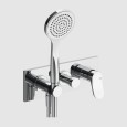VIA MERAVIGLI External part of 2-way wall-mounted shower mixer with hand shower GESSI