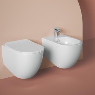 FILE 2.0 SANIGLAZE WANDBIDET WEISS 37X52 cm Artceram FLB003 ARTCERAM - 4