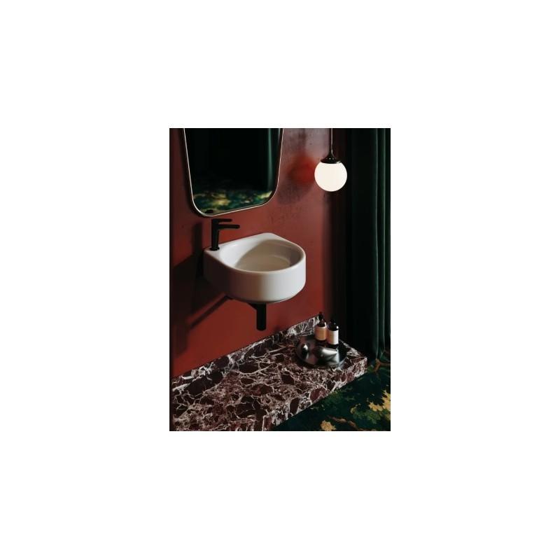 Lavabo suspendu/à poser WON 48 x 44 cm avec trou pour robinetterie droite/gauche Artceram WNL004 ARTCERAM - 2