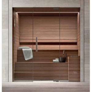 ETHIC Sauna L.212 x P.157 x H.220 Nische Thermo Wood - Hafro - Geromin HAFRO-GEROMIN - 3