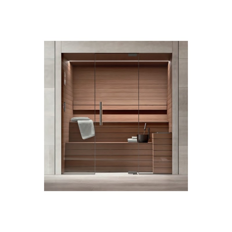 ETHIC Sauna L.212 x P.157 x H.220 Nische Thermo Wood - Hafro - Geromin HAFRO-GEROMIN - 3