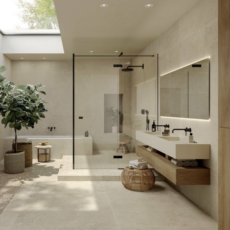 CLOSER 60x60cm 10mm AVORIO NATURAL SQ - CERAMICA D'IMOLA CLOSER 60AV 200792 CERAMICA D'IMOLA - 1