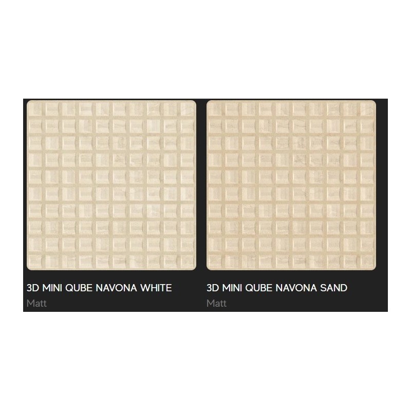 Marvel T 3D Mini Qube Navona White 40x80 - Ceramiche Atlas Concorde  HCQC CERAMICHE ATLAS CONCORDE - 1