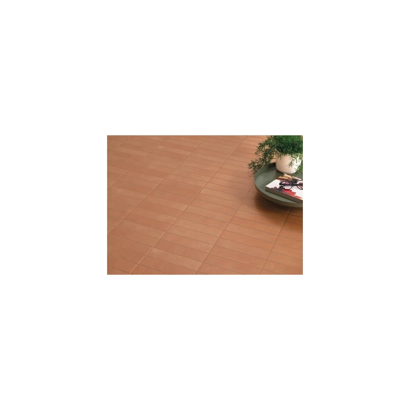 COTTOMILANO MATTONE ARANCIONE 20X20 STRUCTUREE - CERAMICHE KEOPE KH2J CERAMICHE  KEOPE  - 1