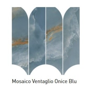 INCANTO ONICE BLU MOSAICO GLOSSY 28,1X31 RDHG - RAGNO RAGNO  - 1