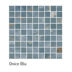 INCANTO ONICE BLU MOSAICO GLOSSY 30X30 RDHK - RAGNO RAGNO  - 1