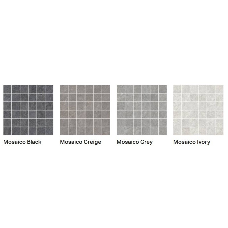 ERAS BLACK MOSAICO RT 30x30 - CERAMICHE REFIN RU19 PROVENZA EMILGROUP - 1