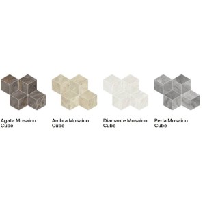 PRESTIGIO KALEIDOS DIAMANTE MATT MOSAICO CUBE RT 30,4x35,2 - CERAMICHE REFIN RV44 PROVENZA EMILGROUP - 1