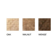 W-CIRCLES MOSAIK 3D CUBE WALNUT NATURAL 28X28 - PROVENZA EMILGROUP ENLF PROVENZA EMILGROUP - 1