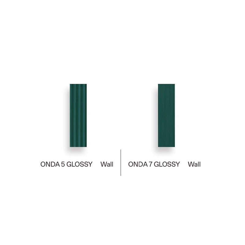 SENSI COLORE LAGUNA GLOSSY RIGATO 5,7X23,2 - CREATIVE DESIGN FLORIM 787131 FLORIM CREATIVE DESIGN - 1