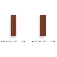 SENSI COLORE MARRONE GLOSSY ONDA 5 5,7X23,2 - CREATIVE DESIGN FLORIM 787164 FLORIM CREATIVE DESIGN - 1