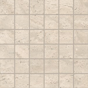 DUALTRAVERTINE PORO CHIUSO MOSAIK 5X5 BEIGE SILKTECH 30X30 - EMILCERAMICA ENTE EMILCERAMICA - 1