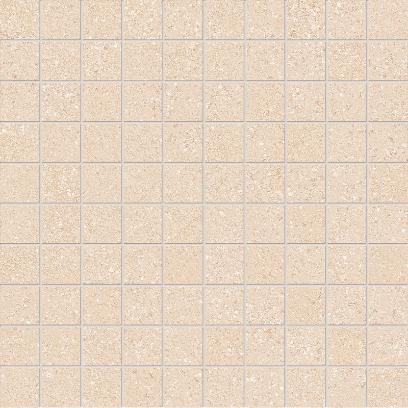PIETRA ESSENZA MOSAICO 3X3 ROSA POLVERE SILKTECH 30X30 - EMILCERAMICA ENUH EMILCERAMICA - 1