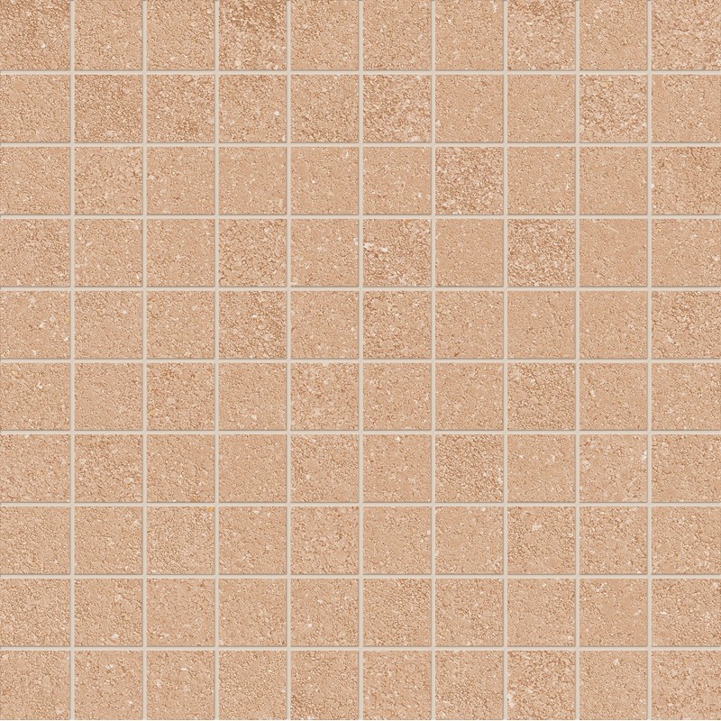 PIETRA ESSENZA MOSAIK 3X3 ROSSO SIENA SILKTECH 30X30 - EMILCERAMICA ENUK EMILCERAMICA - 1