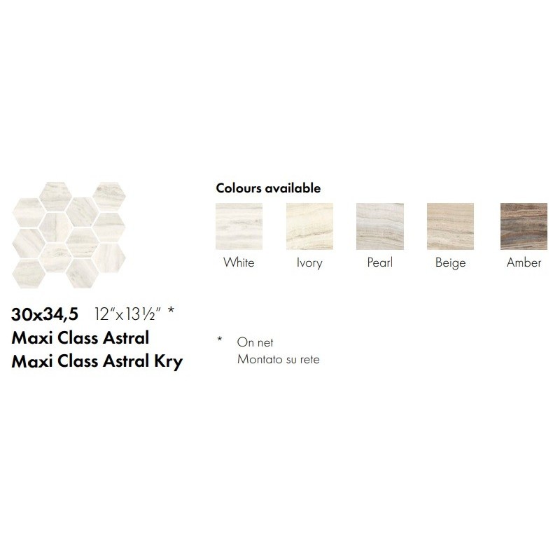 ASTRAL MAXI CLASS PEARL 30X34,5 KRY - CERAMICA SANT AGOSTINO CSAMCAPK34 CERAMICA SANT'AGOSTINO - 1