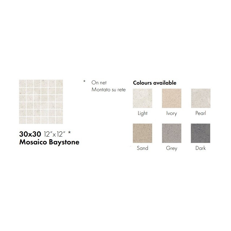 BAYSTONE MOSAICO DARK 30X30 - CERAMICA SANT AGOSTINO CSAMBYDA30 CERAMICA SANT'AGOSTINO - 1