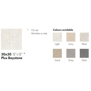 BAYSTONE PLUS PEARL 30X30 - CERAMICA SANT AGOSTINO CSAPBYPE30 CERAMICA SANT'AGOSTINO - 1
