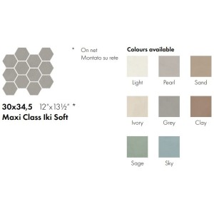 IKI MAXI CLASS CLAY SOFT 30X34,5 - CERAMICA SANT AGOSTINO CSAMCICL34 CERAMICA SANT'AGOSTINO - 1